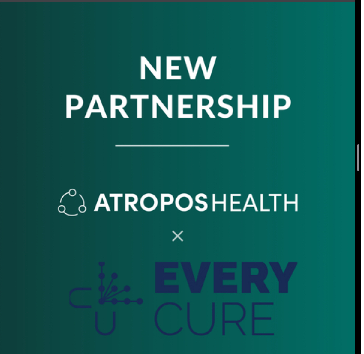 Atropos Health Partners With Every Cure: A New Lifeline For Underserved Populations Via Streamlined Drug Repurposing